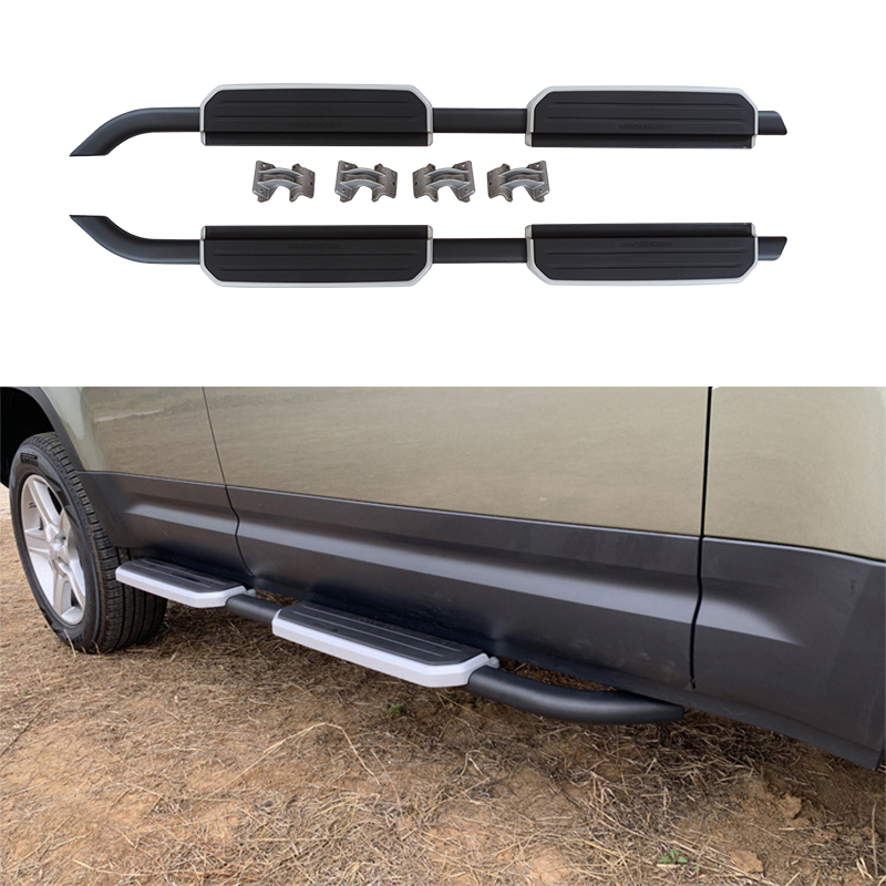 New Land Rover Defender 110 Fixed Side Step - Silver Edge