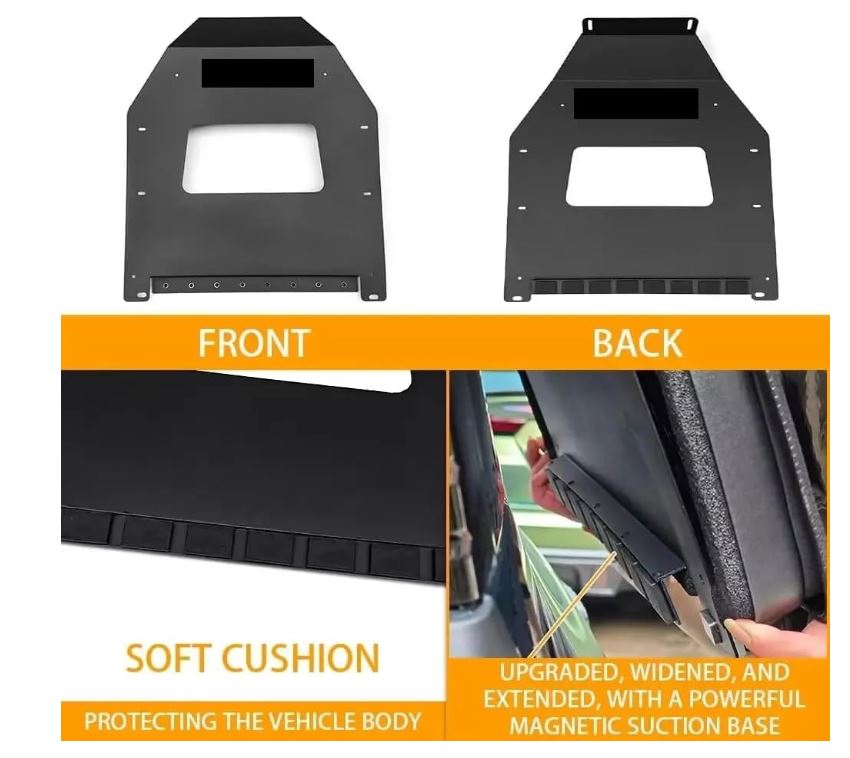 New Prado LC250 Black Exterior Side Toolbox Storage Box Carrier - Image 3