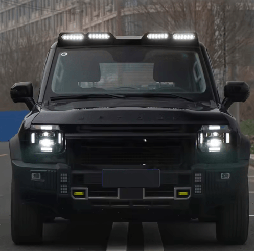 JETOUR T2 Traveller Roof Light Gloss Black Top Lamp 4 LED Light Pod - Image 4